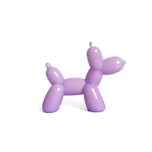 Paarse ballonhond kaars
