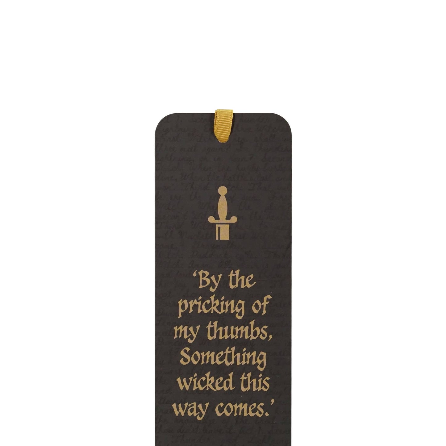 Shakespeare Macbeth paper bookmark
