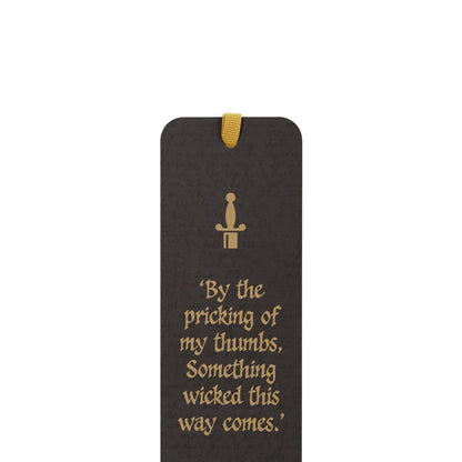 Shakespeare Macbeth paper bookmark
