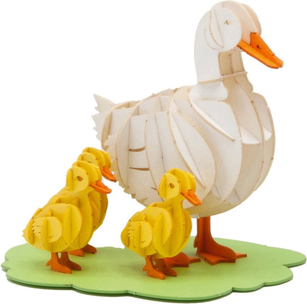 3D Paper Model - Geese Family