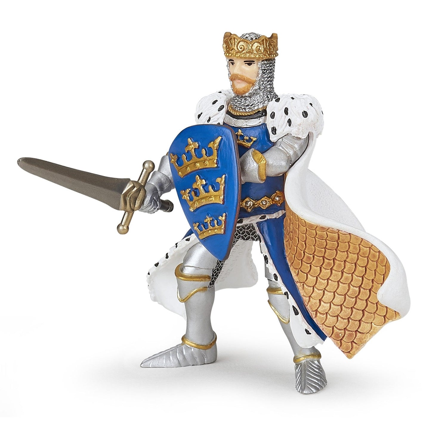 Blue King Arthur figurine