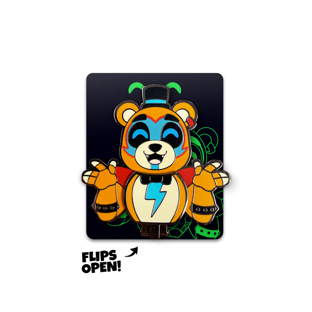 MatPat X FNAF Covered Pin