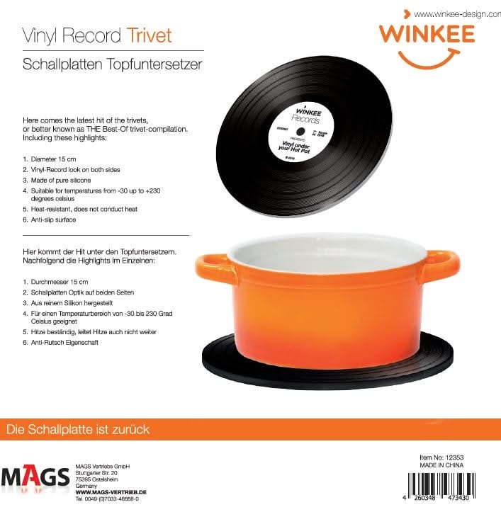Vinyl Record Coasters
