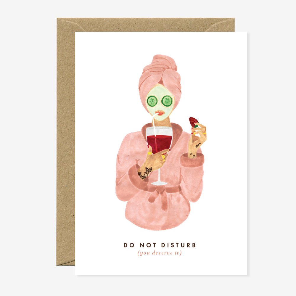 Do not disturb - Carte de voeux