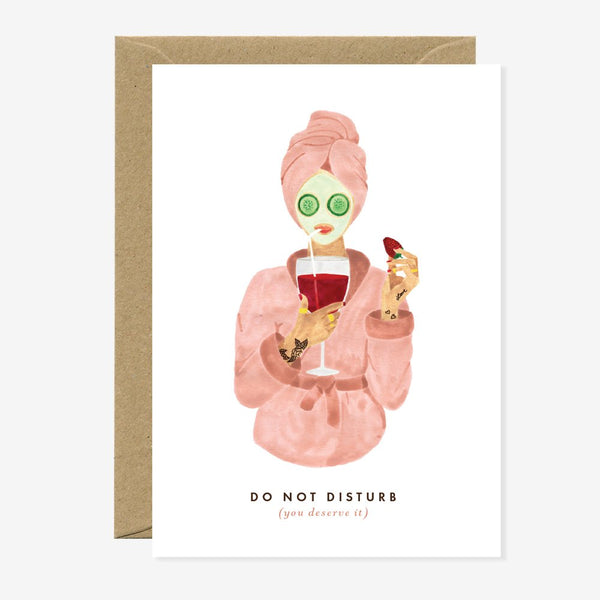 Do not Disturb - Greeting Card