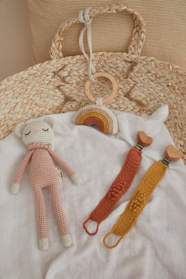 Doudou Tiffani l'Ourson Rose