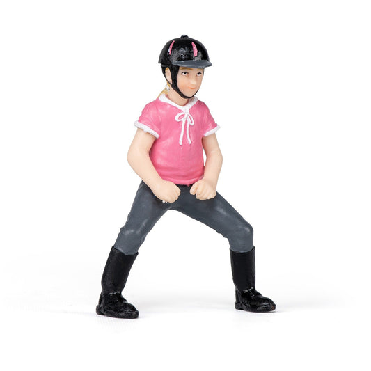 The Horseback Child Figurine