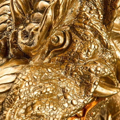 Dragon Drake wall light, gold, 66 x 27 x 41 cm