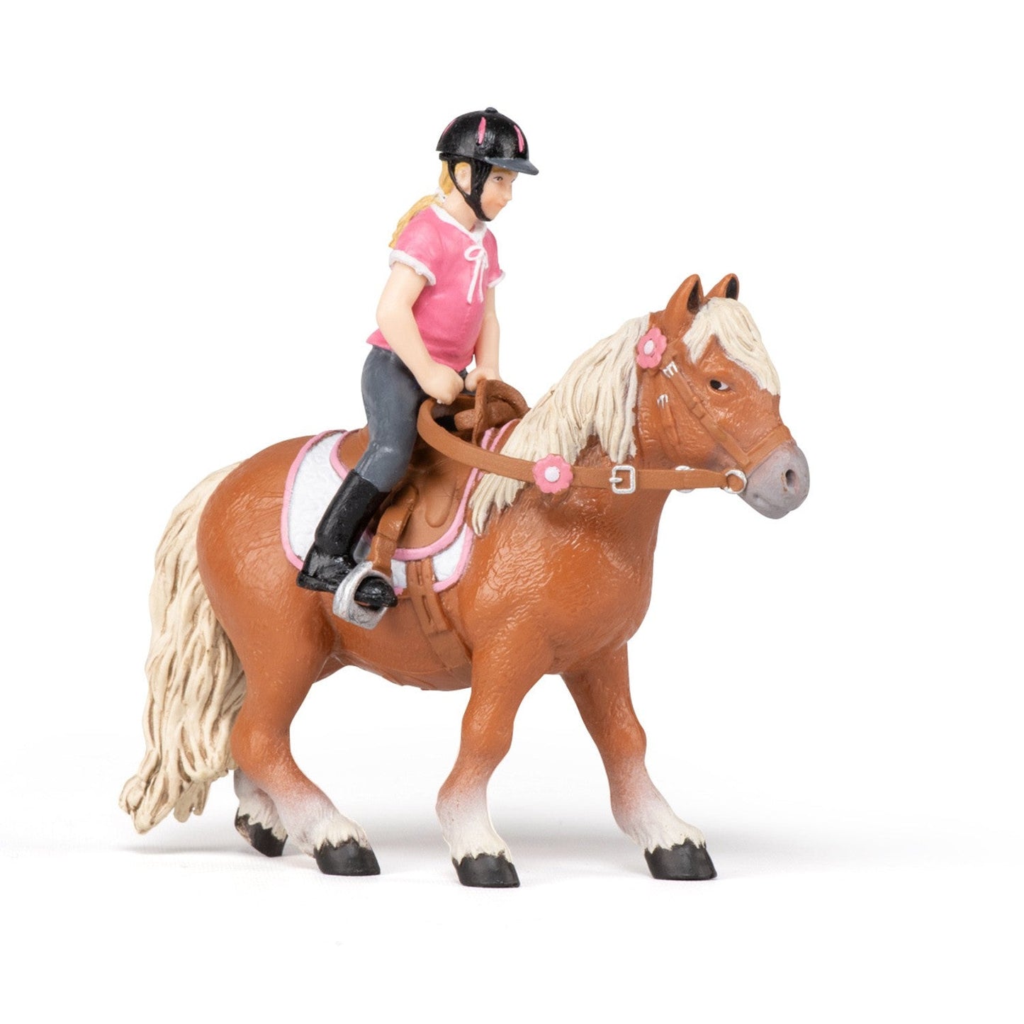 Shetland Pony Figure with Saddle