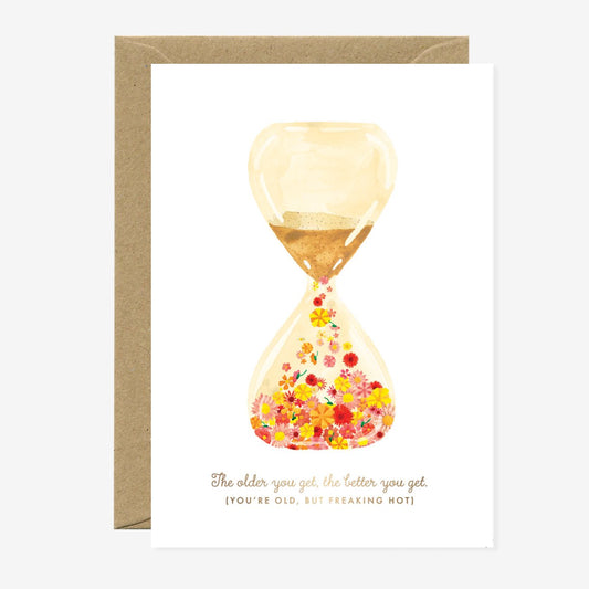 Love Hourglass - Greeting card