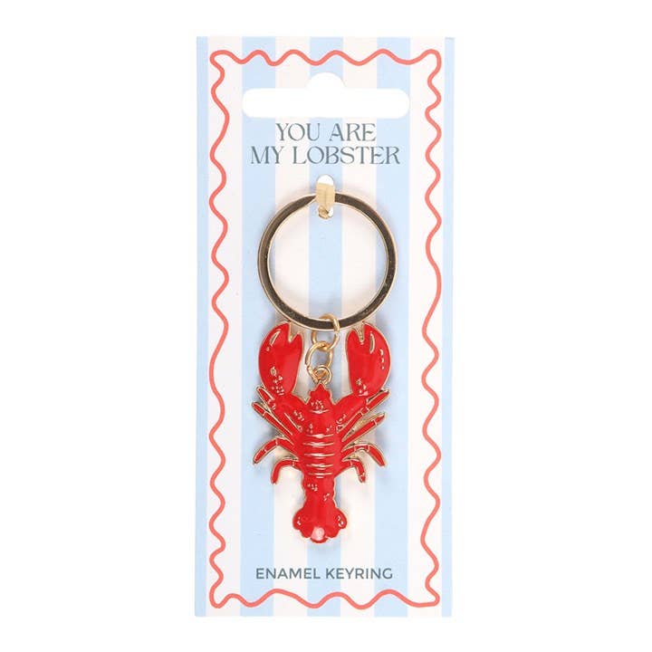 Porte-clés Homard “You are my Lobster”