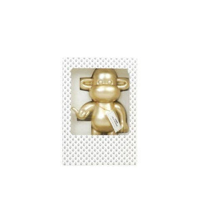 Decoratief ornament - Hangend apenbeeldje 'De Legende' - Polyresin - Goud - 33x21x50cm
