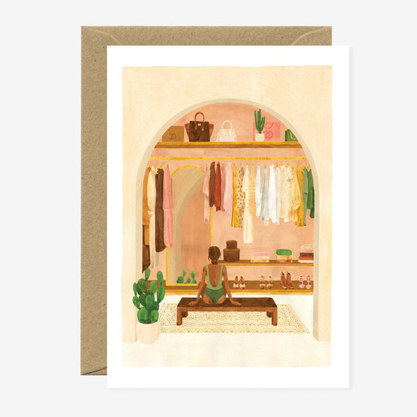 Changing room - Greeting card