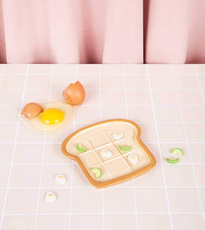 Tic tac toe avocado/egg