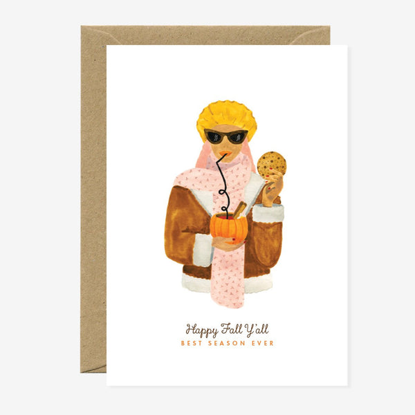Happy Fall - Greeting Card