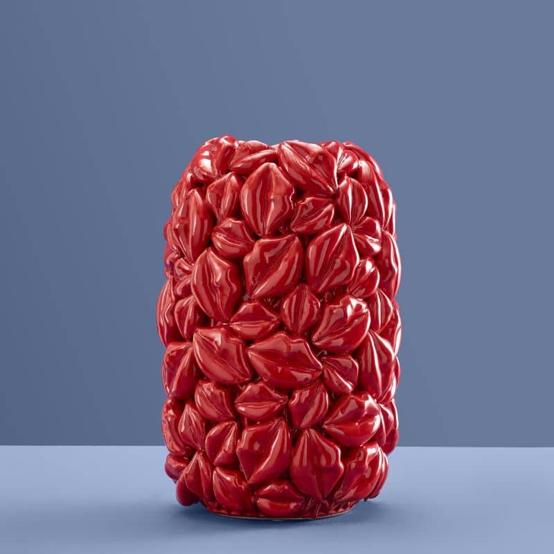 Red Lips Vase