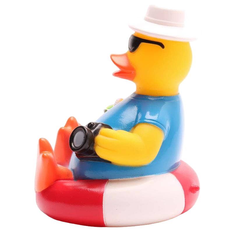 Canard Touriste sur bouée