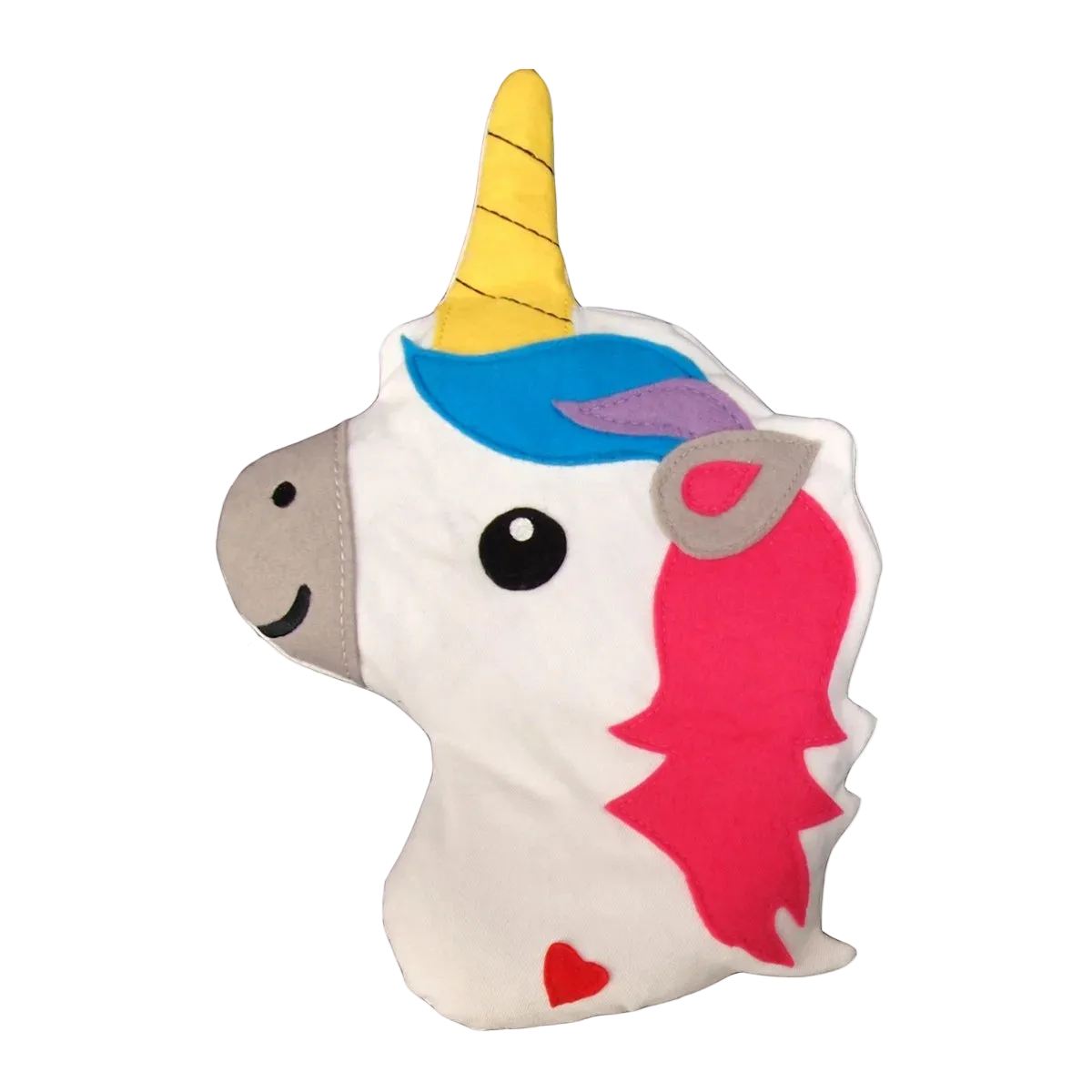 Coussin Chauffant Tête de Licorne câline