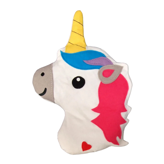 Cuddly Unicorn Head Heating Pad