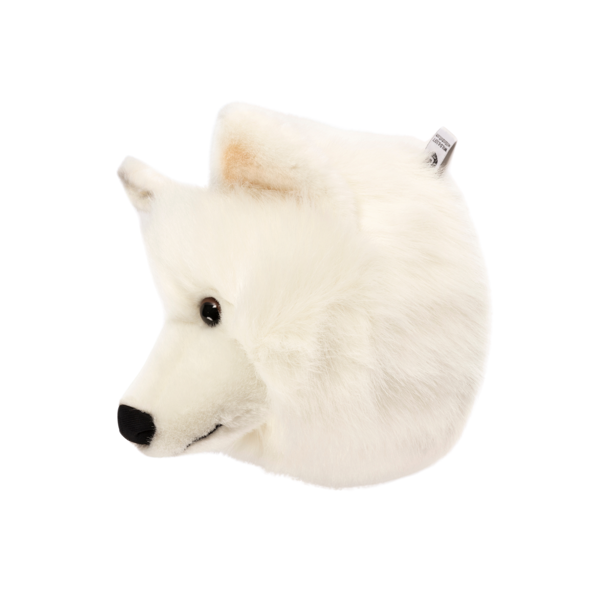 Lucy the White Wolf Plush Wall Decor