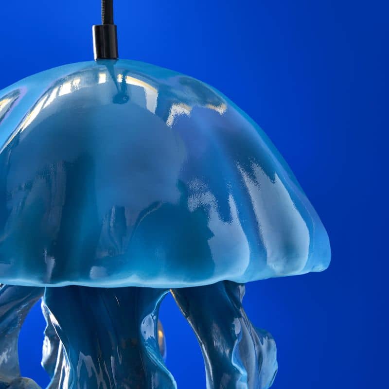 Plafonnier Méduse Ava, Bleu