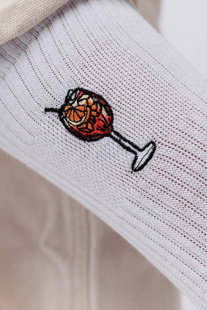 Spritz Embroidered Socks