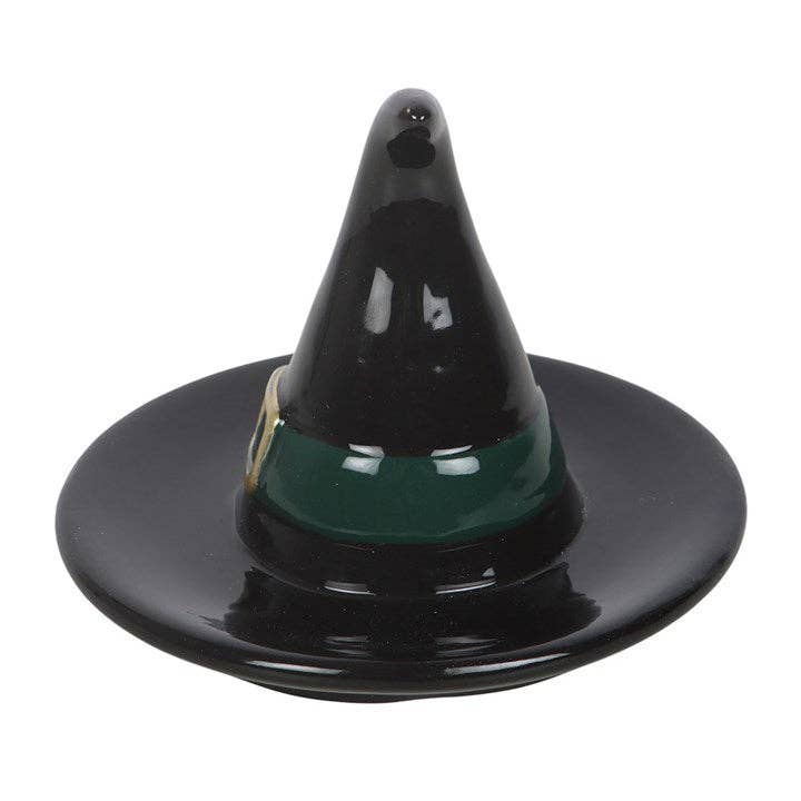 Black witch hat trinket dish for Halloween