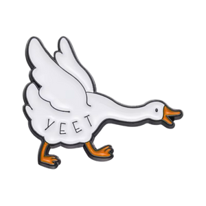 “Yeet” White Duck Pin