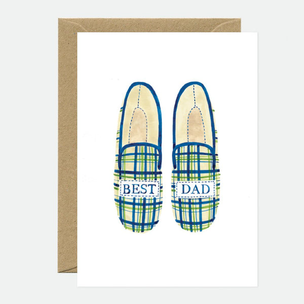Best Dad Shoes - Greeting card