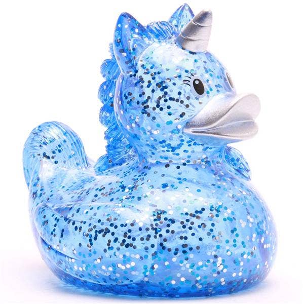 Canard Licorne Bleue à Paillettes