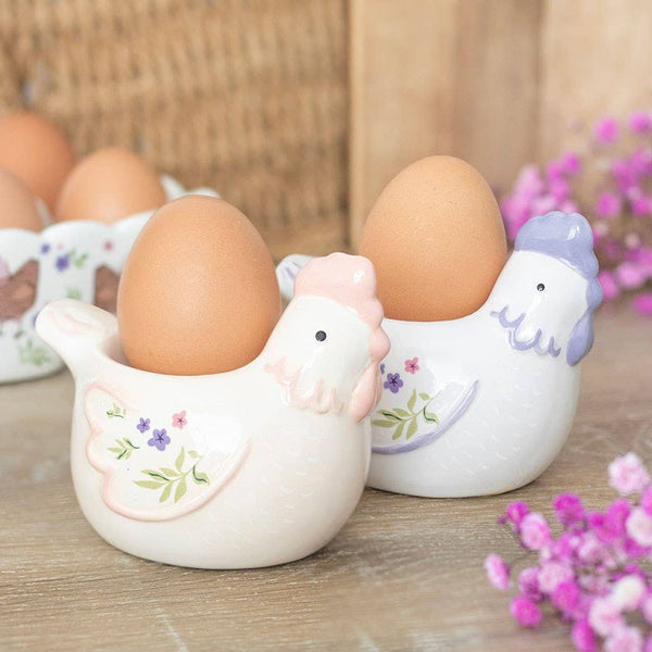 Floral Hen Egg Cups