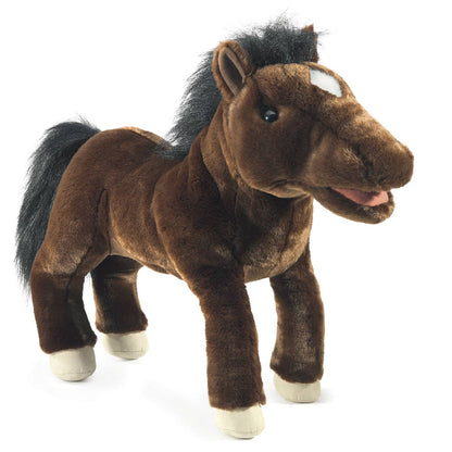 Marionnette à main Cheval/Cheval 3194 Folkmanis réaliste