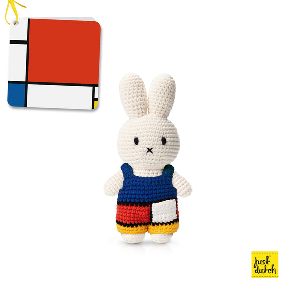 Miffy the Rabbit Crochet Plush - Multicolored Overalls