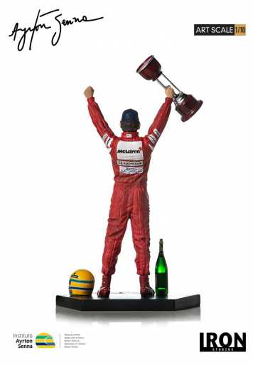 Ayrton Senna 1988 Japan GP Statue - Art Scale 1/10 - Iron Studios