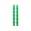 Lange smaragdgroene kaarsen