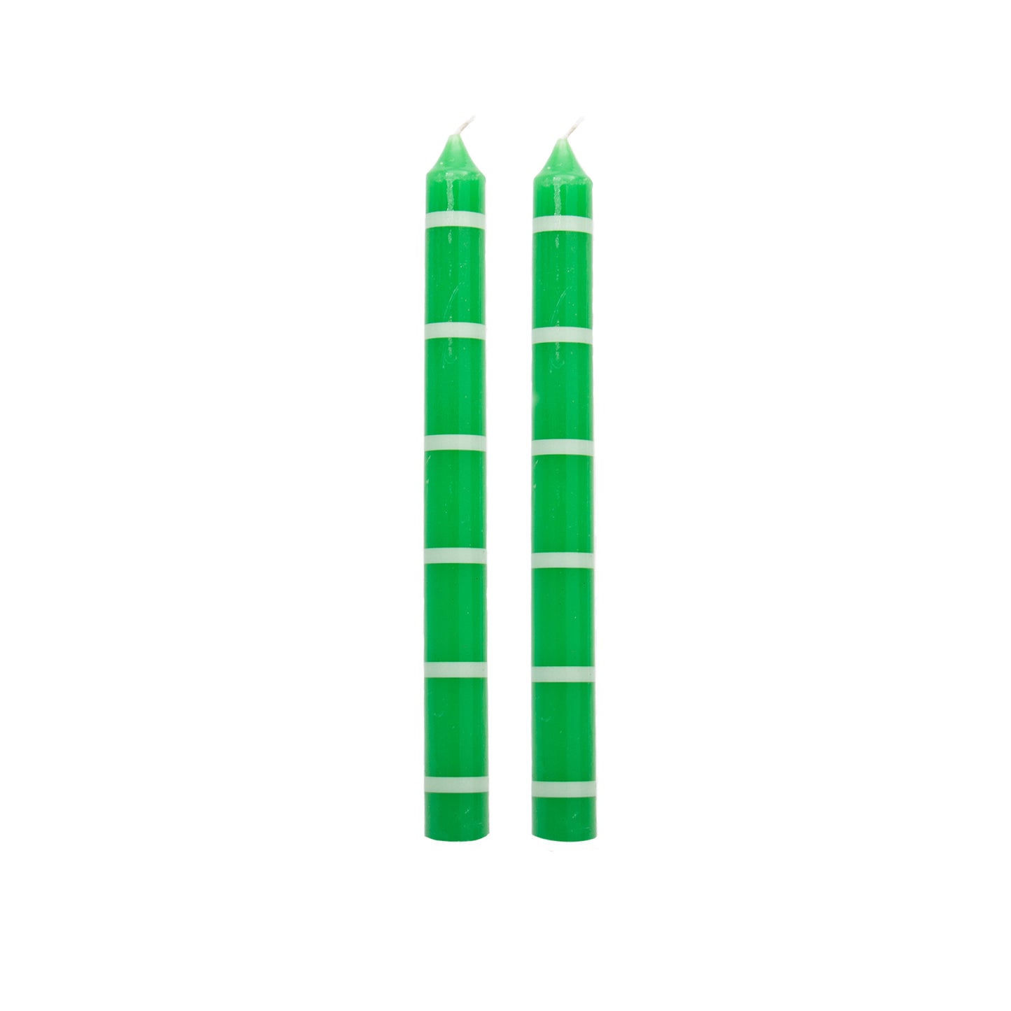 Lot de 2 Longues Bougies Émeraude Helio Ferretti Vue 1