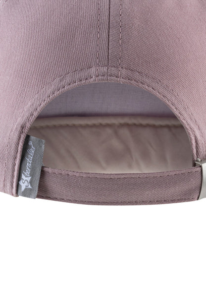Casquette avec volant fleuri
