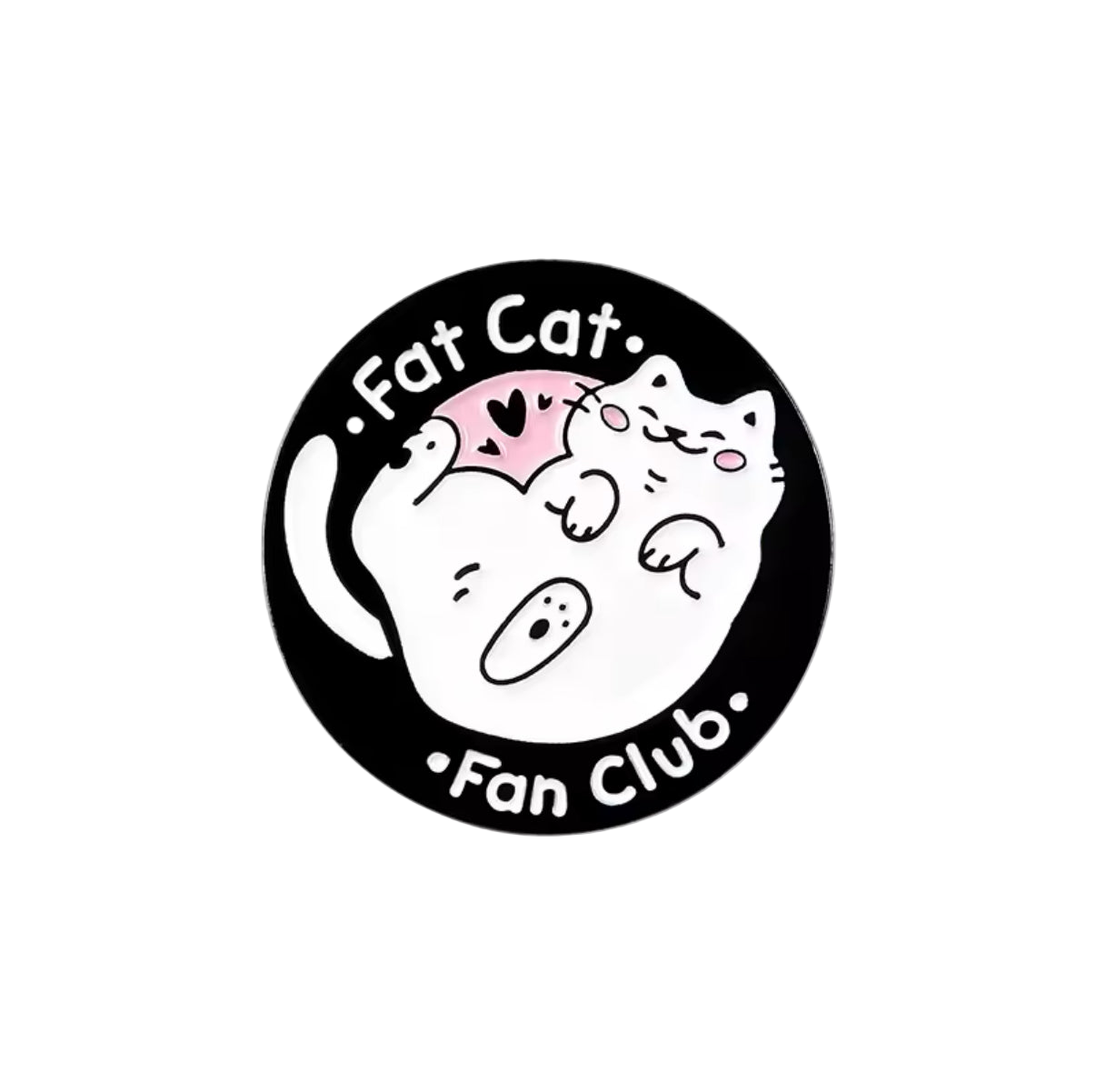 Fat Cat Fan Club Pin