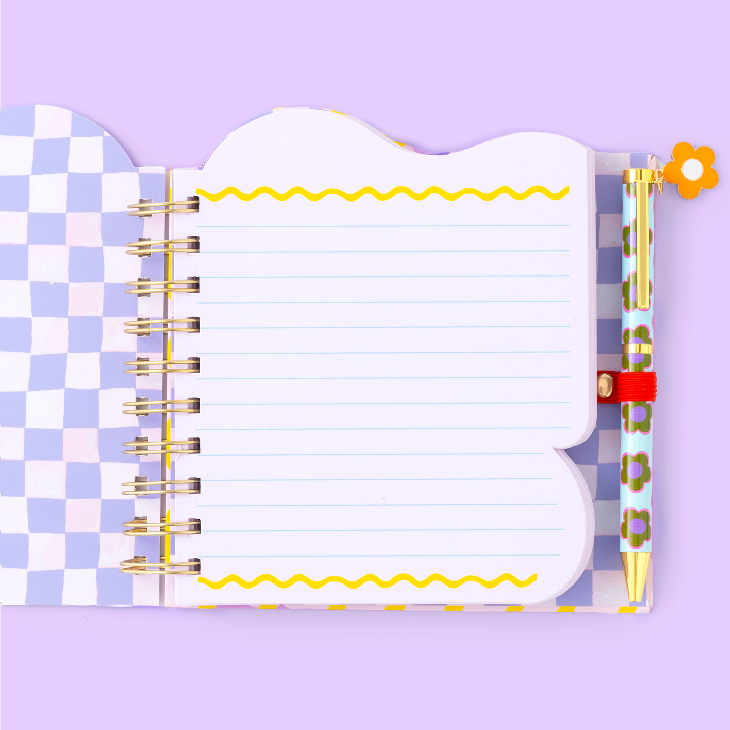 Ruler-shaped notebook for girls &amp; pen