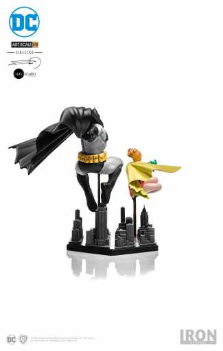 Batman & Robin Deluxe Statue By Frank Miller - The Dark Knight Returns - Art Scale 1/10 - Iron Studios