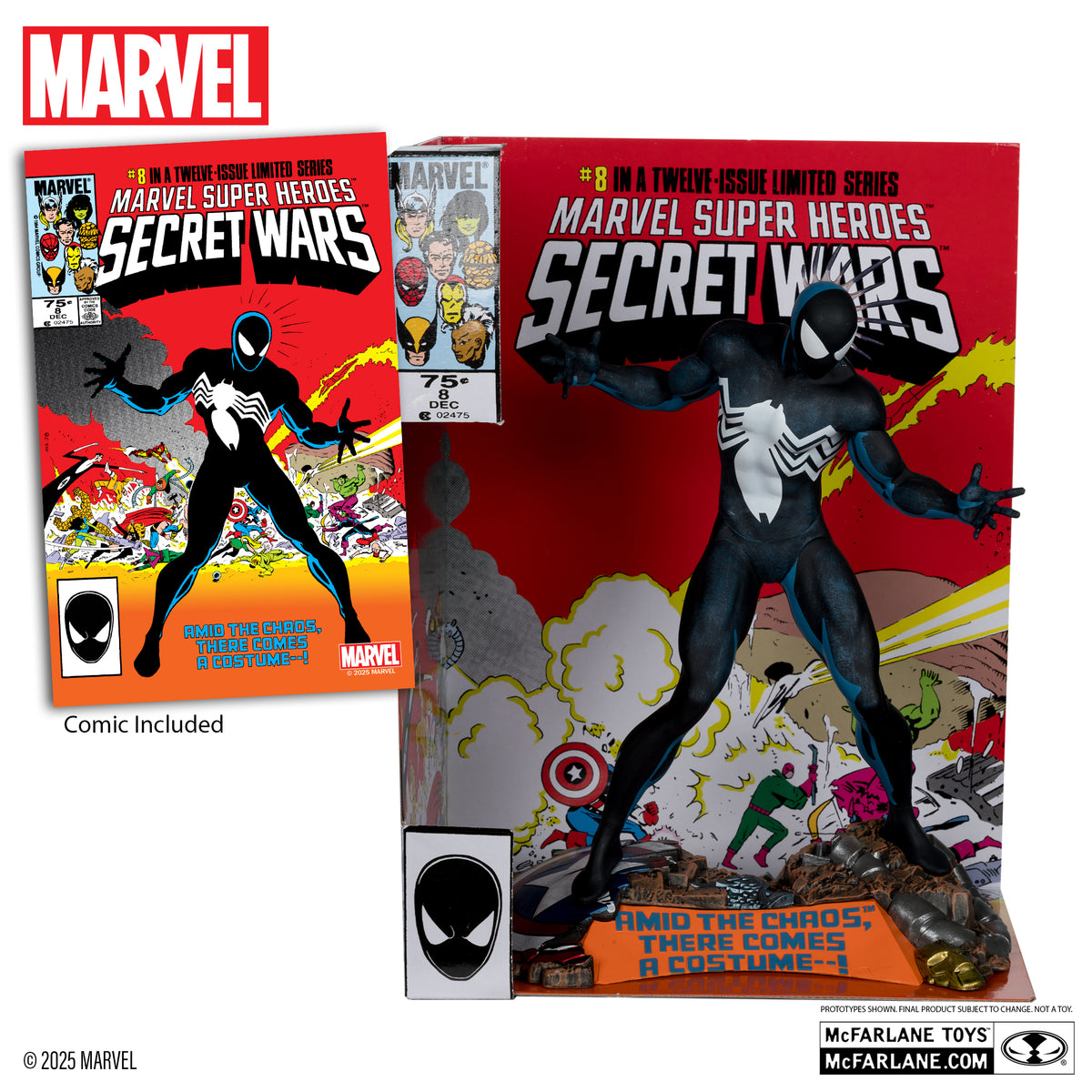1/6 Spider-Man Statuette (Marvel Super Heroes Secret Wars #8)