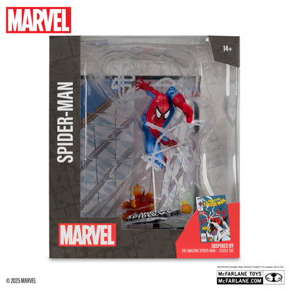 spider man 1 10th scale collectible with scene the amazing spider man 302 mcfarlane toys