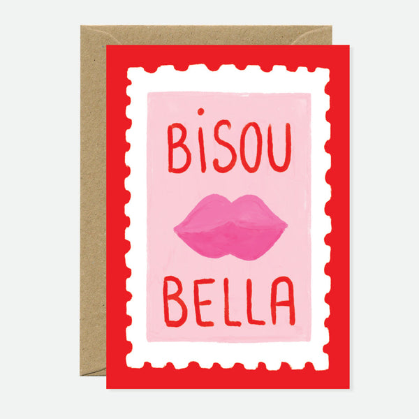 Kiss Bella - Greeting Card