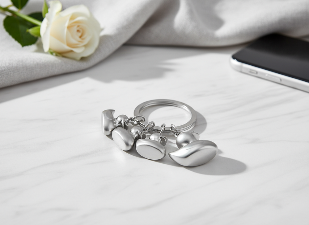 Sleutelhanger eendenfamilie