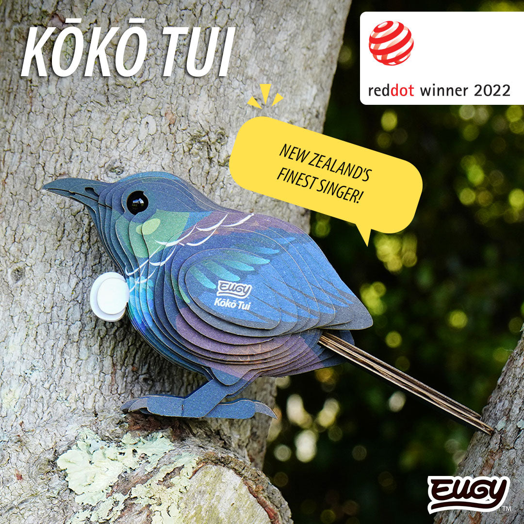 Maquette 3D EUGY 149 Kōkō Tui – visuel Red Dot Design Award
