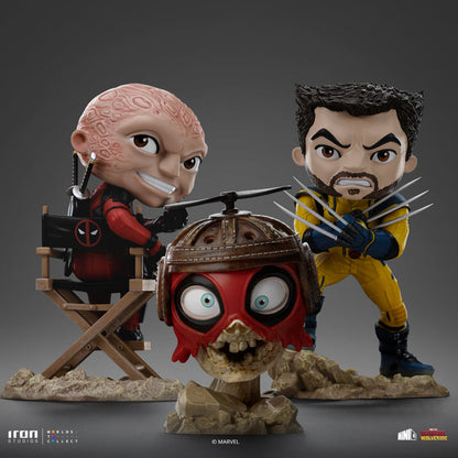 Deadpool, Wolverine and Headpool Statue - Deadpool & Wolverine - Minico - Iron Studios