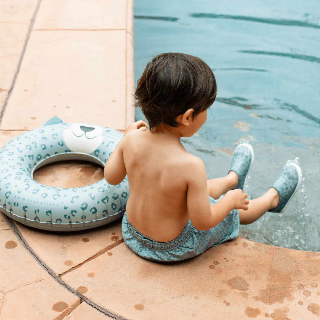 Green Leopard Pool Float 