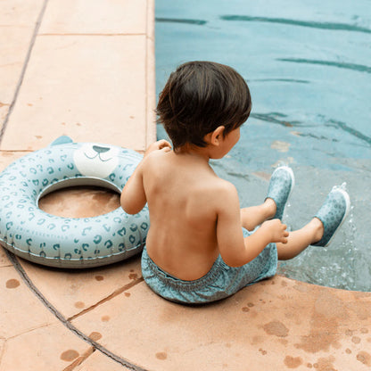 Green Leopard Pool Float 