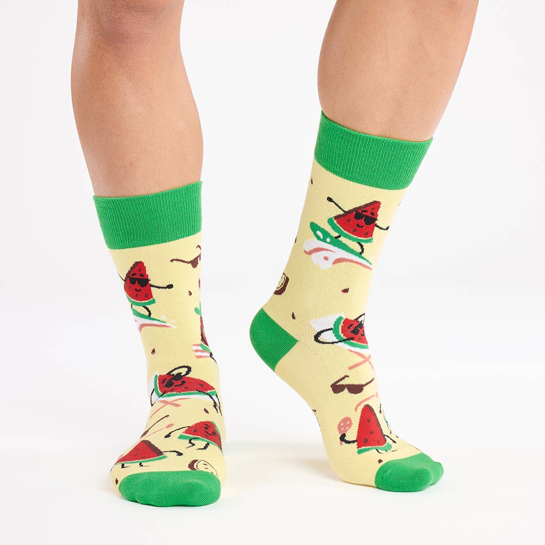 Beach Watermelon Socks