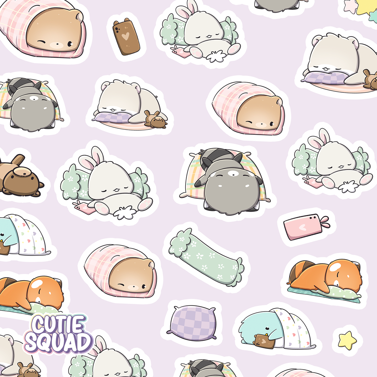 Professional Sleepers Sticker Sheets